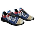 thumbnail image 6 of God Bless America Shoes Patriotic Independence Day 4th Of July Shoes Print Sneakers Lightweight Comfortable Running Shoes for Men Women Black Size 5, 6 of 7
