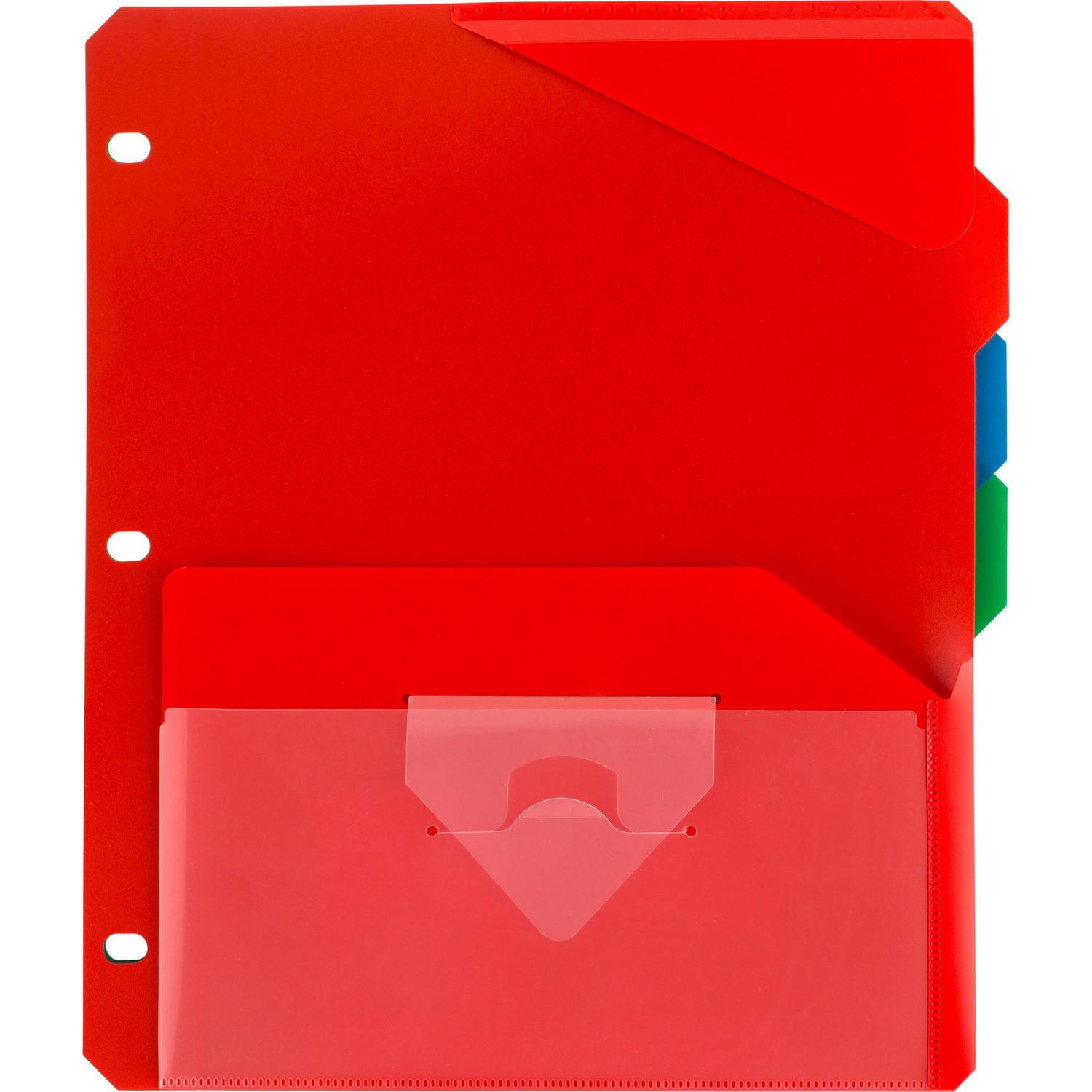 Five Star Flex 3 Tab Dividers with Note Pocket