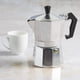 thumbnail image 4 of Cafetera y espresso de estufa clásica Moka para preparación de café italiano y cubano XianweiShao Cafetera 2 tazas 100 ml plateado, 4 of 4