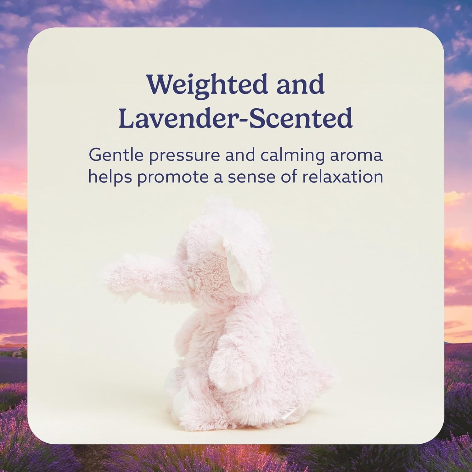 warmies 13” Pink Elephant Stuffed Animal, Microwavable Heated Plushies and Weighted Soft Plush Toys