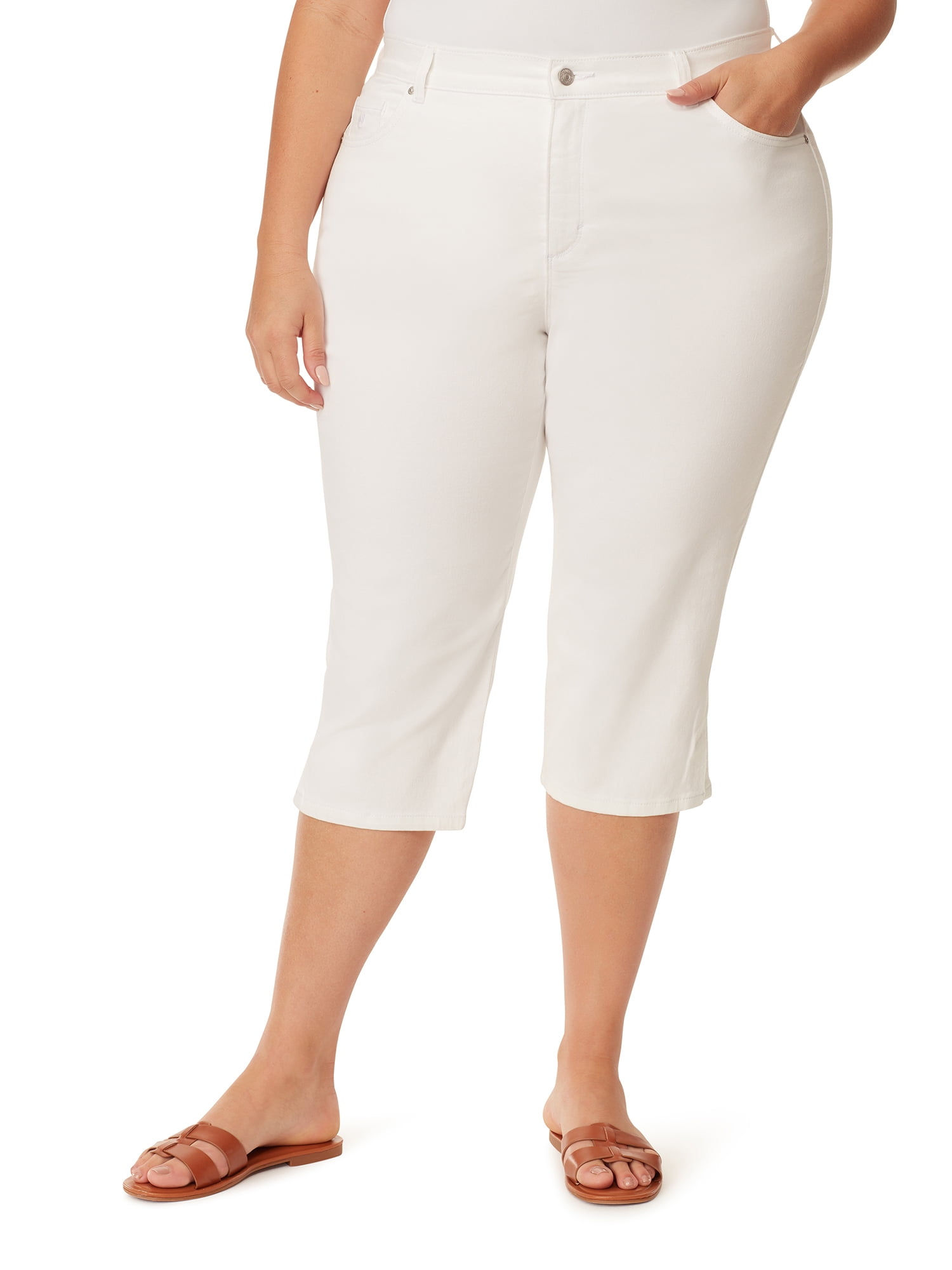 Gloria Vanderbilt Women's Plus Size Amanda Capri Pants