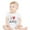 White, variant on TBWNWG Newborn Onesies Boy,Boys Girls Short Sleeve Letter Prints Romper Bodysuits Clothes,Sizes 9-12 Months