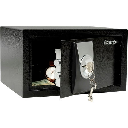 SentrySafe Security Safe X031 - 11-3/8""W x 10-3/8""D x 6-5/8""H Black