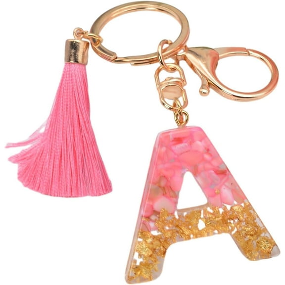 LWHAO Letter Keychain,26 Letters Decorative Letter Keychain,Initial Keychain Letters for Women Girls Men Teenager Gift ﻿