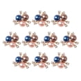 thumbnail image 1 of 10x Flor Rhinestone Cristal Flatback Botones , Buen para Amante, Familia, Amigo y de Trabajo, 1 of 9