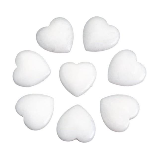Stones And Crystals 15 Pcs Heart Shaped Worry Stones Natural Colorful Rocks For Stress Relief And Valentines Day Decor