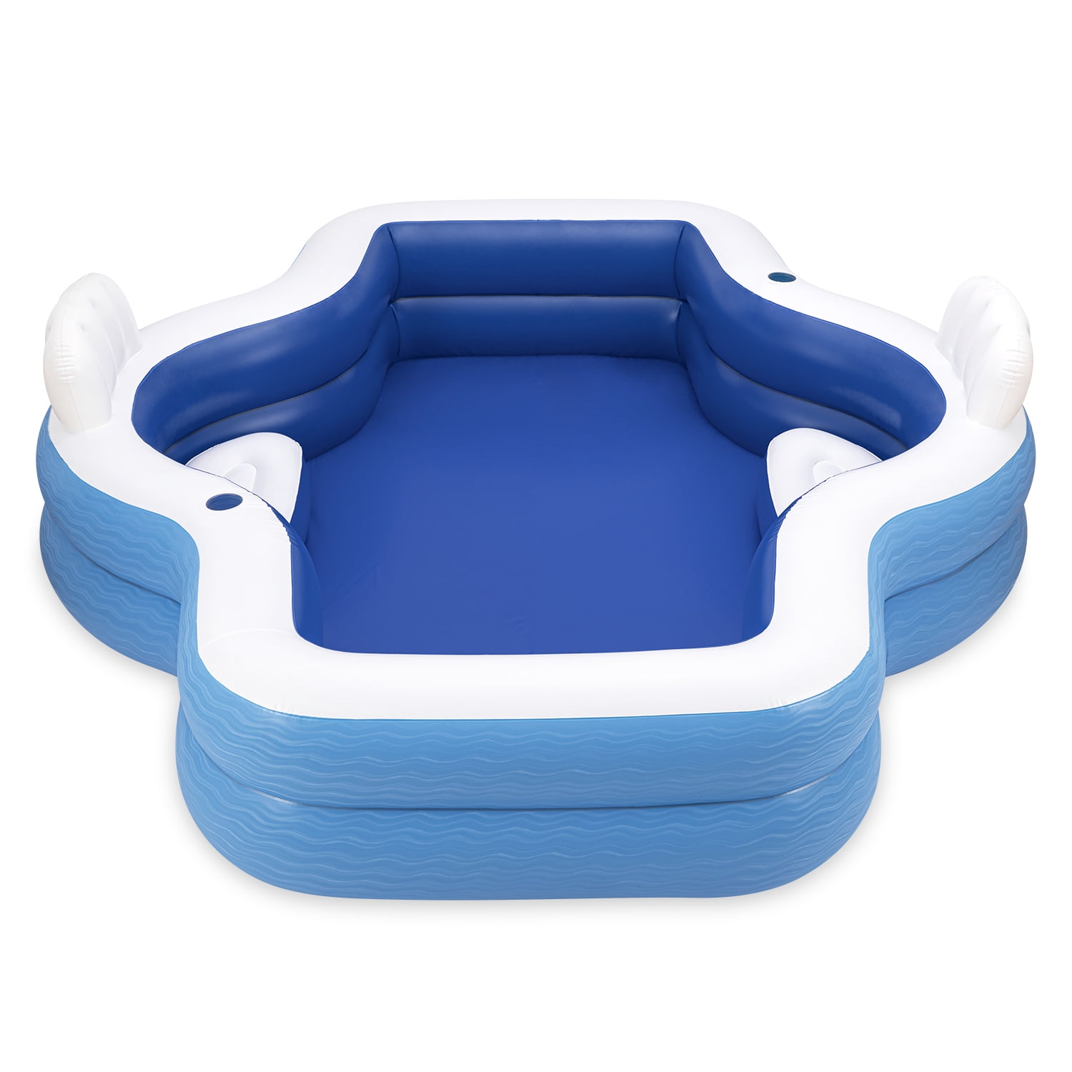 Funsicle Party Bunch Inflatable Pool for Kids & Adults, 120" x 110" x 18", Age 3 and up