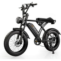 Movcan 20" Fat Tire Electric Bike for Adult, 1000W Mountain Ebike, 48V 15.6Ah Removable Battery, 7 Speed Disc Brake E-Motorcycle Bike UL2849