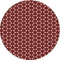 thumbnail image 1 of Ahgly Company Indoor Round Patterned Maroon Red Area Rugs, 7' Round, 1 of 6