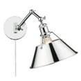 thumbnail image 4 of Yep by Golden Lighting Orwell 1-light Swing Arm Wall Lamp in Chrome, 4 of 5