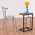 thumbnail image 4 of Costway 2PCS 21.7" Solid Wood Coffee Tray Side Sofa End Table Ottoman Couch Stand, 4 of 10