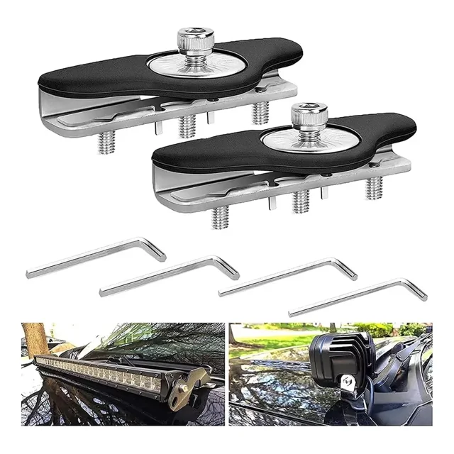 Bases Soporte Faro Led Cofre Neblineros Barras Universal 2pz