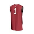 thumbnail image 3 of Unisex GameDay Greats #1 Crimson Alabama Crimson Tide Lightweight Basketball Fashion Jersey, 3 of 4