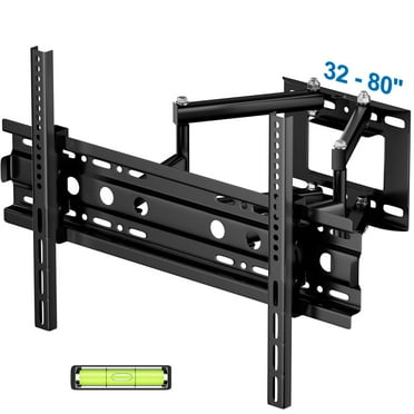 Full Motion TV Wall Mount Bracket for 32-80 inch TVs, Articulating Arms with Swivel Tilt Extension, Holds Up to 132lbs, Max VESA 600x400mm