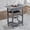 Grey, variant on Mobile Rolling Kitchen Island Cart with Marble Top, Kitchen Trolley with Drawer & Slide-Out Wire Basket, Lockable Wheels, Portable Serving Cart for Kitchen, Dining Room, Grey
