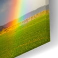 thumbnail image 3 of Epic Art 'Double Rainbow In Mont Saint Michel' by Mathieu Rivrin, Acrylic Glass Wall Art, 24"x16", 3 of 8