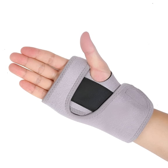 XIRQI Night Sleep Support Wrist Brace-Carpal Tunnel Relief-Fits Both Left & Right Hand-Removable Metal Splint and Cushioning Beads for Painless Sleep-Men and Women