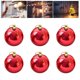 thumbnail image 5 of Worallymy Árbol de Navidad Bola Hogar Oficina Centro Comercial Árbol de Navidad Adornos Colgantes Decoración 6cm Rojo Brillante Worallymy JD735807878, 5 of 7