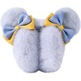 thumbnail image 1 of LinYooLi Cache-Oreilles Moelleux pour Femmes Hiver Chaud Cache-Oreilles Pliables Mignons avec Nœud, 1 of 7