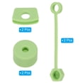thumbnail image 3 of Uxcell Silicone Spill Stopper Accessories for Straw Cup 2.0 40oz/ 30oz, Green Set of 6, 3 of 6