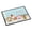 Multicolor, variant on Merry Christmas Carolers Poodle Tan Door Mat
