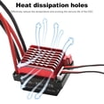 thumbnail image 3 of 60A 60A Cepillado ESC Controlador de Velocidad Electrónica XT60 Enchufe 6V 2A Bec Reemplazo para 1/10 TRX4 TRX6 D90 HSP REDCAT 4WD CAR DE CONTROL Remoto, 3 of 7