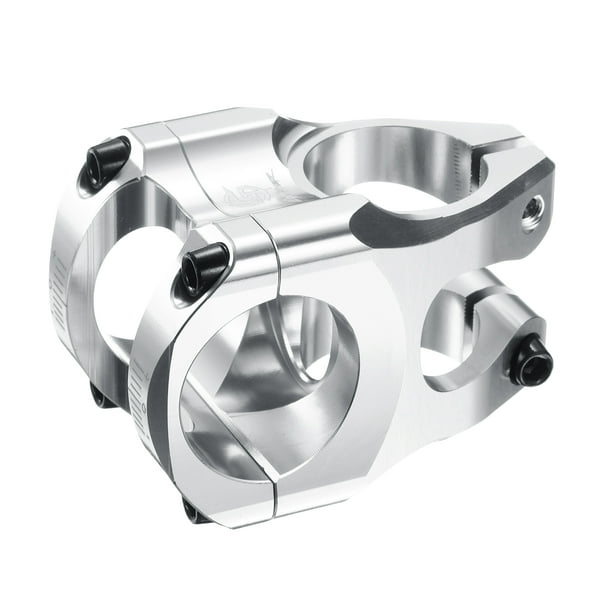 Vástago de bicicleta Uxcell de 31.8mm, vástago de manillar de bicicleta de 35mm para BMX MTB, plateado