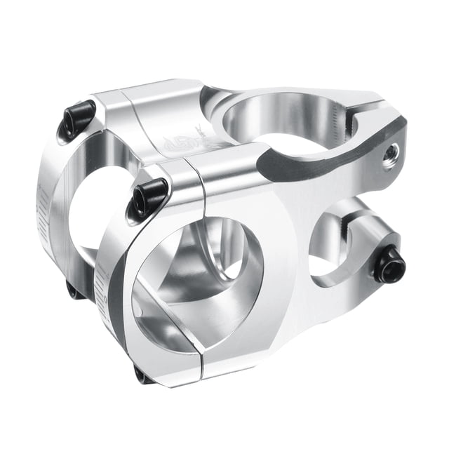 Vástago de bicicleta Uxcell de 31.8mm, vástago de manillar de bicicleta de 35mm para BMX MTB, plateado