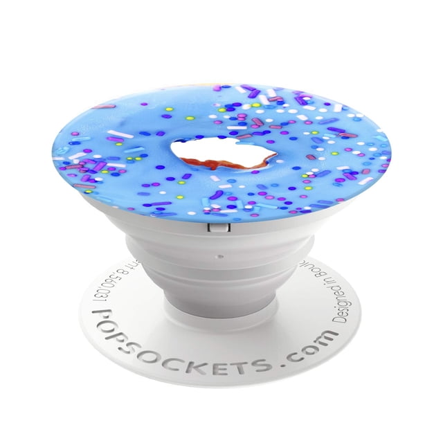 PopSockets Soporte y Agarre Plegable Diseño Donut Azul