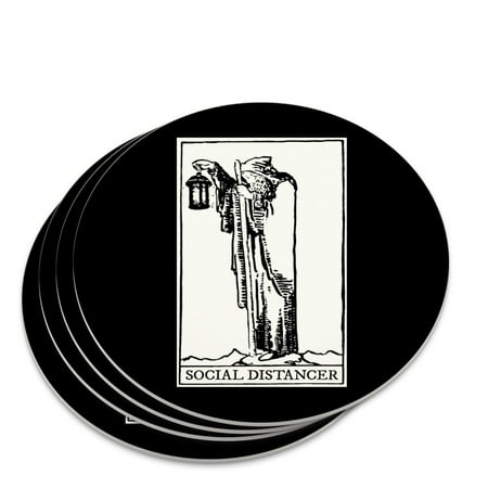 

The Hermit Social Distancer Novelty Coaster Set
