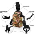 thumbnail image 5 of HELLHERO 4.33"x1.97"x7.09" Adjustable Crossbody Bag, Women with Vintage, Multi-Floral on Dark Background, 5 of 7