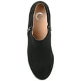 thumbnail image 5 of Journee Womens Sanzi Comfort Insole Inside Zip Block Heel Booties, Widths Available, 5 of 10