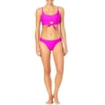 thumbnail image 3 of No Boundaries Junior's Bunny Tie Longline Bikini Top Swimsuit, 3 of 4