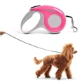 thumbnail image 4 of Correa retráctil para perro Bling Bling Cinta de nailon 3 metros Rosa roja, 4 of 10