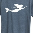 thumbnail image 3 of Instant Message - Mermaid Silhouette - Women's Short Sleeve Graphic T-Shirt, 3 of 6
