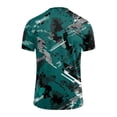 thumbnail image 7 of Workout Shirts for Men Camo Print Quick Dry Gym Moisture Wicking Short Sleeve T-Shirts for Running Athletic Casual, 7 of 7