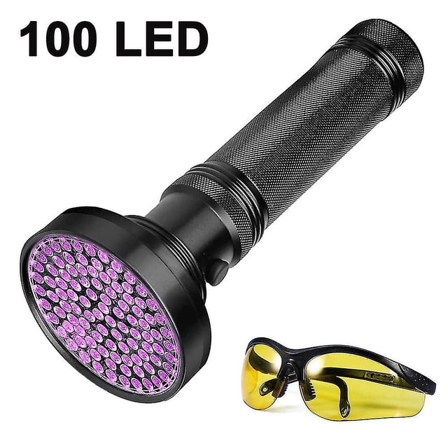 Uv Black Light Flashlight , Best Uv Light And Blacklight For Home & Hotel Inspection, Pet Urine & Stains - Ultra Intensity Leds Spot Counterfeit Money