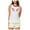White - white, variant on Carbon Copy Womens Floral-Embroidered Tank Top, White, Small