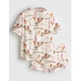 thumbnail image 2 of Horse Print Pajama Set for Women, Equestrian Long Sleeve Button Up Pajamas, Cowgirl Lounge Sleepwear Set, Gift for Horse Lovers, 2 of 4