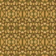 thumbnail image 1 of Ahgly Company Machine Washable Indoor Square Transitional Dark Bronze Brown Area Rugs, 4' Square, 1 of 7