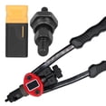 thumbnail image 4 of Nut Rivet Guns Nose Piece, Lightweight Portable Alloy Steel Nut Rivet Guns Tips M5 with Anti-corrosion Paint for Simple Replacement, 4 of 7