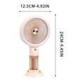thumbnail image 3 of Kieccall Portable Small Fan with Built in Night Light Compact Cooling Light for Home Office Dorm Desktop Daily Use, 3 of 6