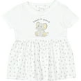 thumbnail image 3 of Inktastic Nana's Lil' Peanut Polka Dot Elephant Girls Baby Dress, 3 of 5