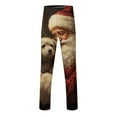 thumbnail image 4 of Hwmodou Men Work Pants Autumn Winter Christmas Home Fully Printed Cordless Pocket Pant Sports Workout Novetly Holiday Trousers Red XL, 4 of 4