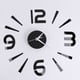 thumbnail image 4 of 24X 3D Decoración del Hogar Reloj de Pared de Cuarzo DIY Relojes Reloj de Moda de Sala de Estar de Acrílico Espejo Pegatinas de Negro, 4 of 5