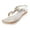 Clear, variant on Bohemian Wedge Sandals for Women Fashion Rhinestone Wide Width Casual Platform Orthopedic Open Toe Sandals with Ankle Strap Clear Size 9