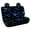 Blue Butterfly Print, variant on Psesaysky Car Back Seat Covers for Auto Interior Automotive, Blue Mandala 2 Pack Car Rear Seat Protectors Protects Against Pet Fur Easy to Install