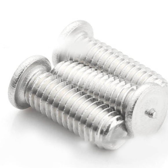 OULII 100Pack Welding Stud Silver Copper Coated Automotive Tools Mechanic Projects
