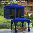 thumbnail image 7 of Spaco Pop Up Canopy Tent, Easy Up Screened Canopy for Patio and Backyard, Easy Set-up Outdoor Gazebo, 7 of 7