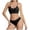 hwj# Black773, variant on Huowey Bras For Women No Underwire Solid Color Ribbed Knit Set U-Neck Thin Spaghetti Strap Wireless Crop Bralette Low Rise Briefs Stretch Brassiere,Green